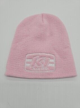 YP Classics Pink K1 Racing Knit Beanie